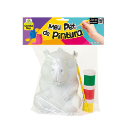 CAPIVARA JUCA VINIL PINTURA NA SOLAPA 25CM 880